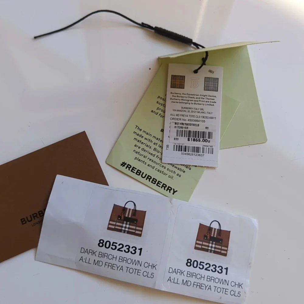 ✨ Burberry Bag MD Freya Tote Bag CL5 ✨** - Picture 15 of 17